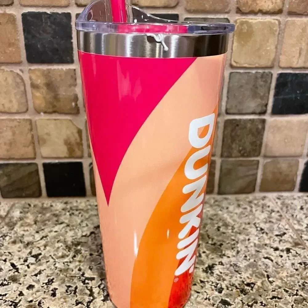 Dunkin Donuts 2023 20 Ounce Metal Coffee Tumbler